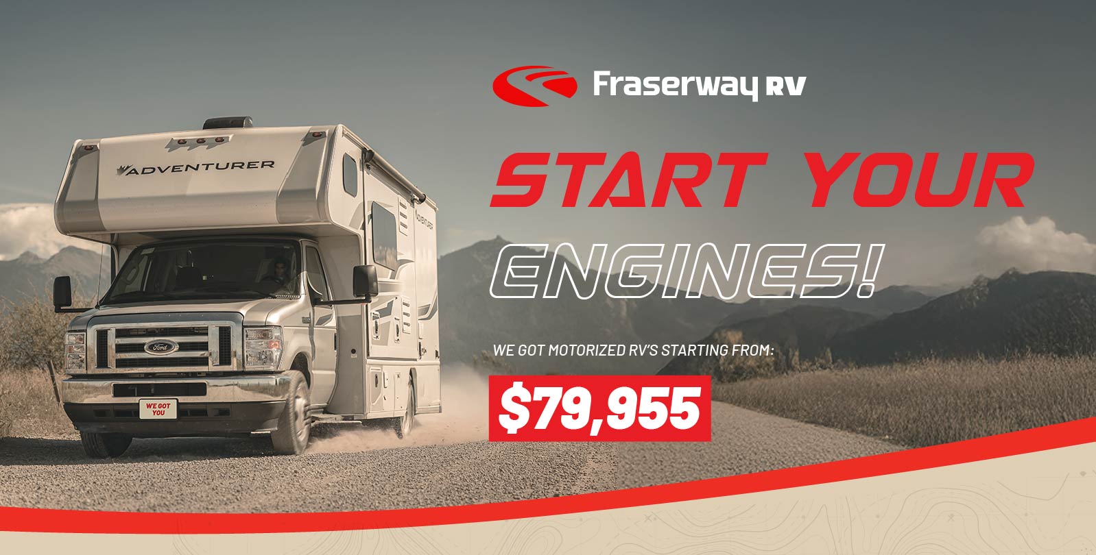 Start Your Engines! Motorized RV Sale
